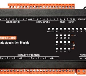 QTIO-D8I8OE REMOTE IO (8DI+8DO with RS232, RS485 & ETHERNET)